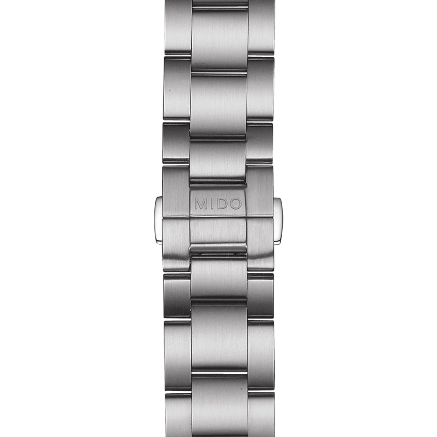 Mido Multifort Chronometer 1 COSC automatic watch blue dial steel bracelet 42 mm M038.431.11.041.00