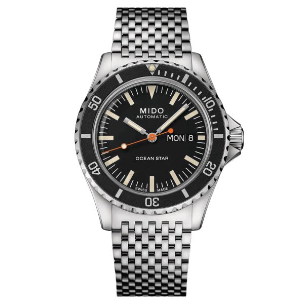 Montre Mido Ocean Star Tribute automatique cadran noir bracelet acier 40,5 mm M026.830.11.051.00