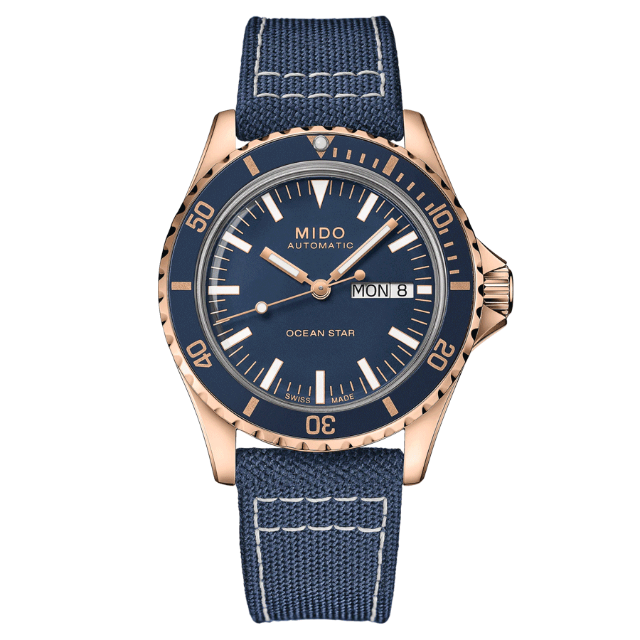 Mido ocean star clearance rose gold