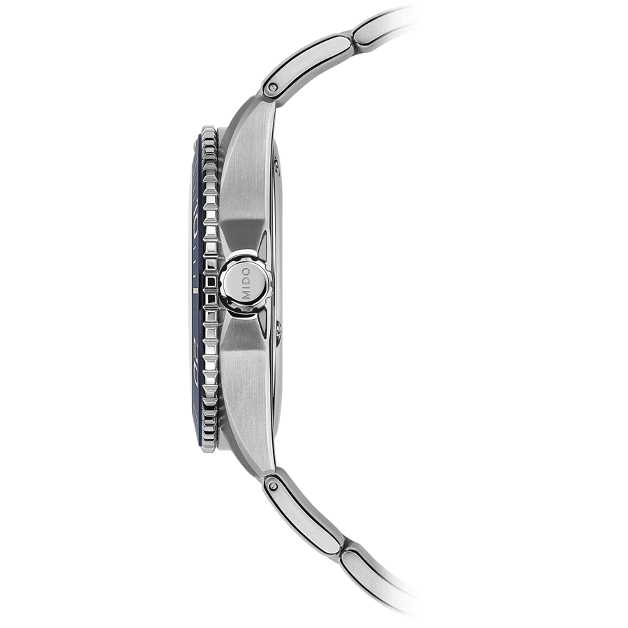 Montre Mido Ocean Star 200C automatique cadran bleu bracelet acier 42,5 mm M042.430.11.041.00