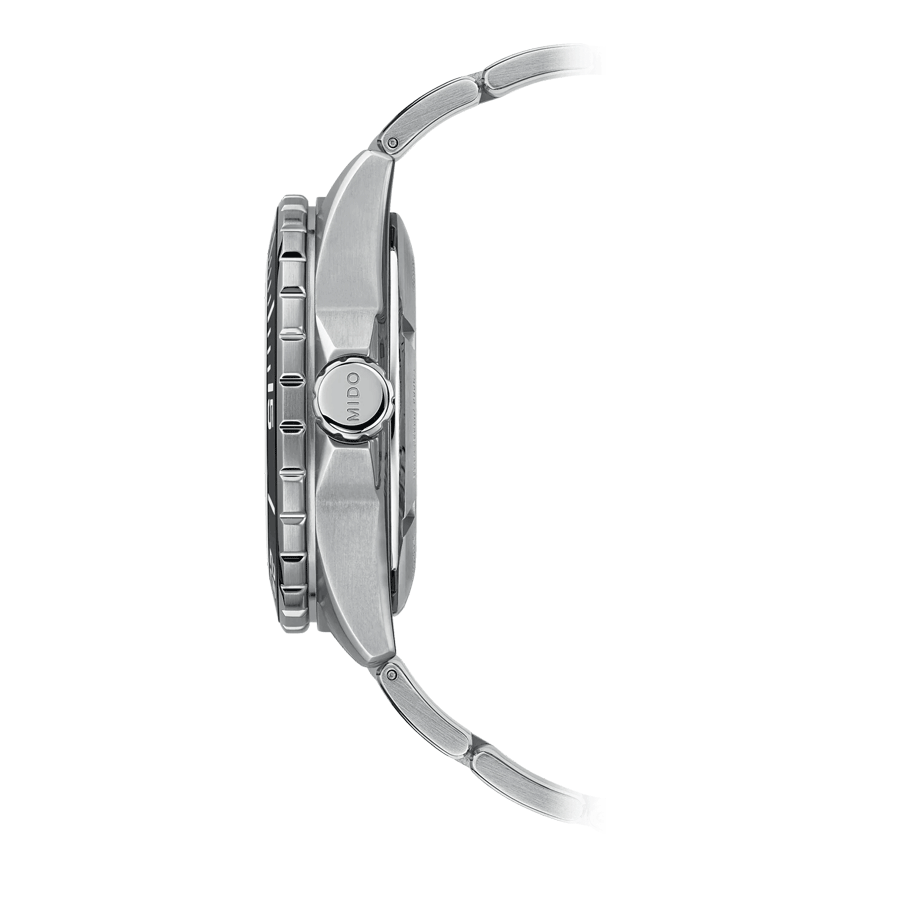 Montre Mido Ocean Star 600 Chronometer COSC automatique cadran noir bracelet acier 43,5 mm M026.608.11.051.00