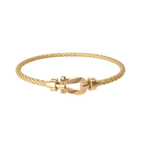 Fred Force 10 bracelet medium model in yellow gold 