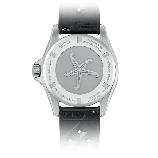 Mido Ocean Star Tribute Gradient Grey Dial Rubber Strap