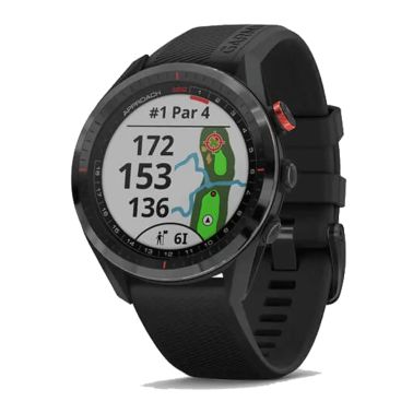Montre Garmin Approach S2 Céramique noir bracelet silicone noir 47 mm 010-02200-00