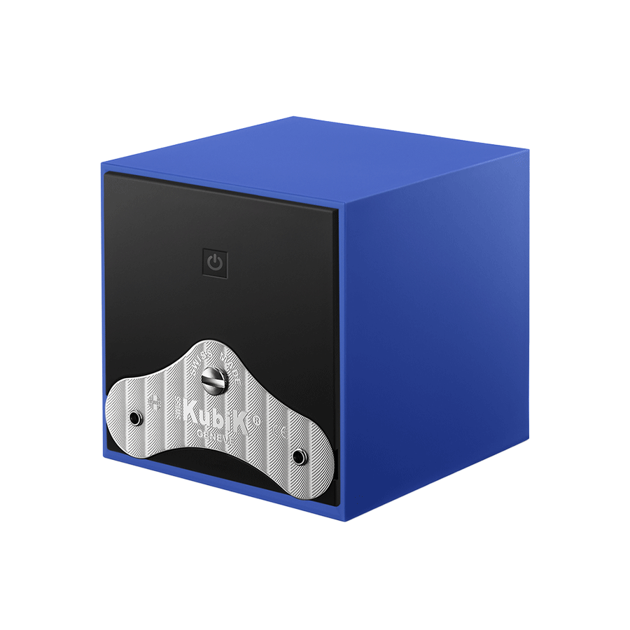 Écrin remontoir pour montre automatique SwissKubik StartBox Bleu
