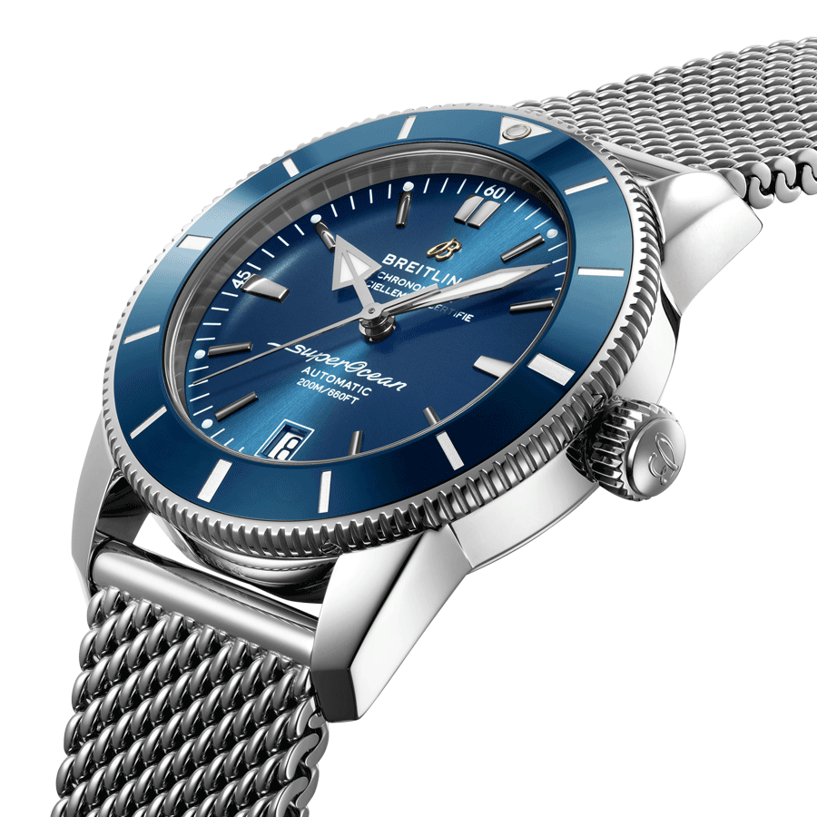 Bracelet breitling top maille milanaise