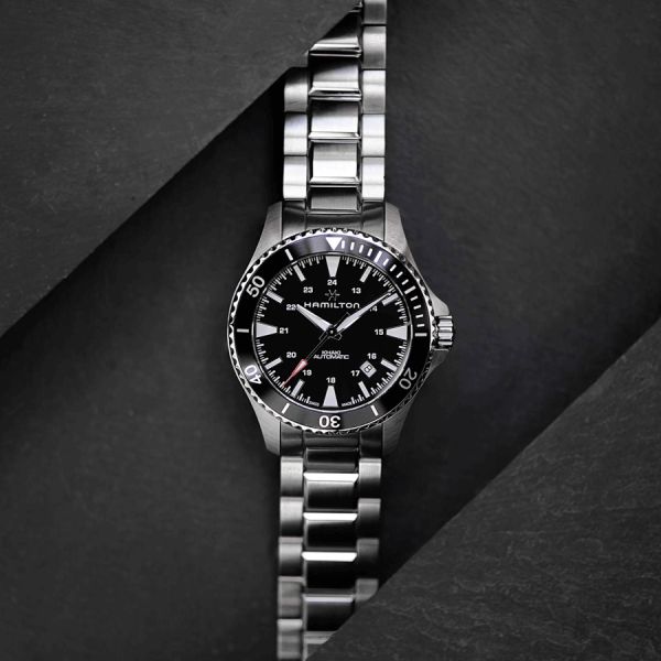 Hamilton Khaki Navy Scuba automatic steel watch H82335131 Lepage