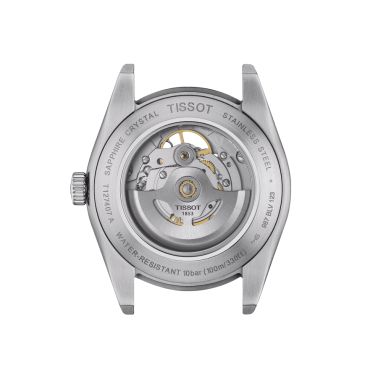 Tissot Gentleman Powermatic 80 Open Heart automatic watch blue dial steel bracelet 40 mmc T127.407.11.041.01