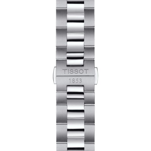Tissot Gentleman Powermatic 80 Open Heart automatic watch blue dial steel bracelet 40 mmc T127.407.11.041.01
