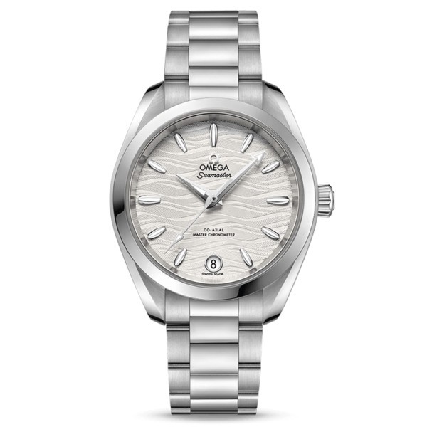 Montre Omega Seamaster Aqua Terra 150m Ladies Co-Axial Master Chronometer cadran blanc bracelet acier 34 mm