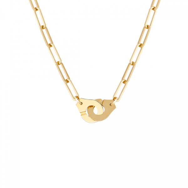 Menottes dinh van R13,5 necklace in yellow gold