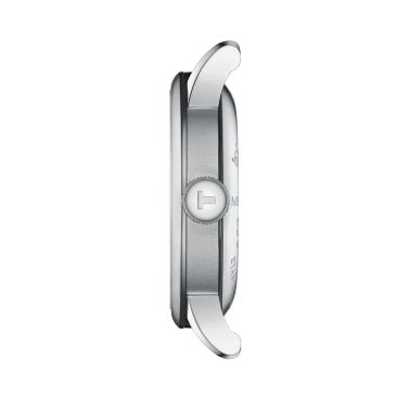 Montre Tissot Le Locle Powermatic 80 Open Heart automatique cadran argent bracelet cuir marron 39,3 mm T006.407.16.033.01