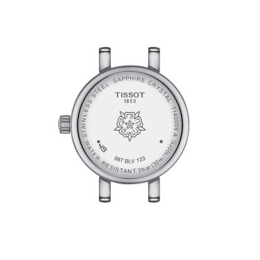 Tissot Lovely Round quartz watch white mother-of-pearl dial stainless steel bracelet 19.5 mm T140.009.11.111.00