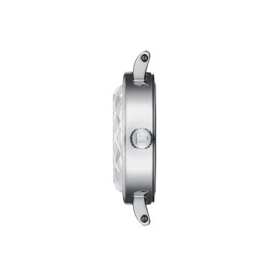 Tissot Lovely Round quartz watch white mother-of-pearl dial stainless steel bracelet 19.5 mm T140.009.11.111.00