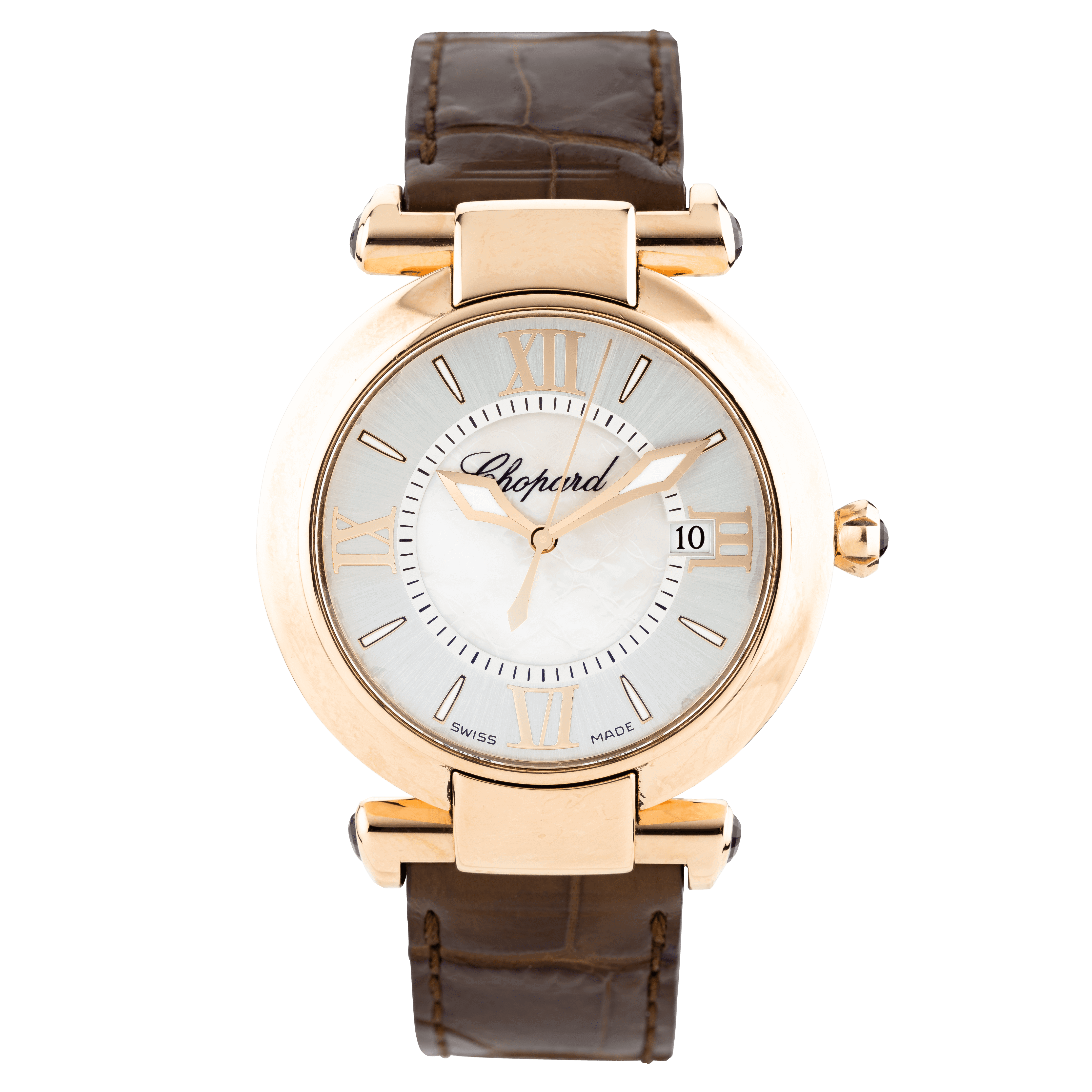 Montre d #39 occasion Chopard Imperiale 4221 or rose 36 mm Lepage Montre d #39 occasion Chopard Imperiale 4221 or rose 36 mm Lepage