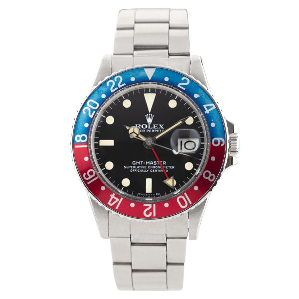 Montre Rolex GMT-Master 1675 automatique 40 mm Full Set 1974