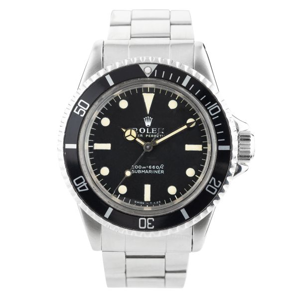 Montre Rolex Submariner 5513 "Meters First" automatique 40 mm circa 1968