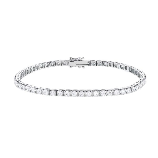 Bracelet Lepage Evidence en or blanc et diamants