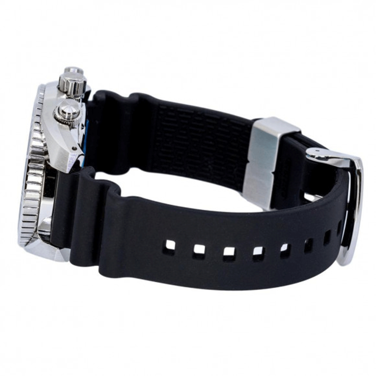 Montre Seiko Prospex Diver's quartz cadran bleu bracelet silicone noir 44,5  mm