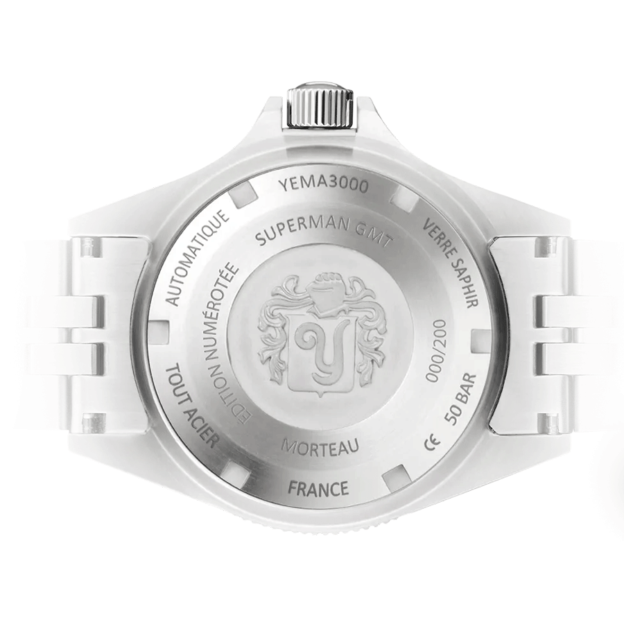 Yema Superman 500 GMT auto Watch 39 mm YGMT22A39AMS Lepage