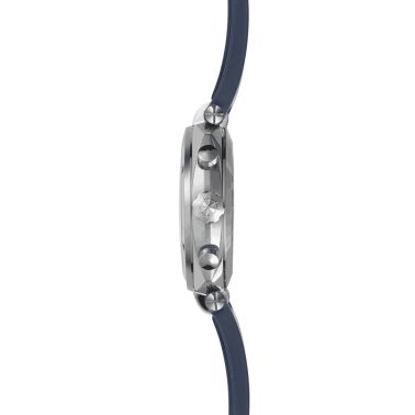 Montre Michel Herbelin Newport Héritage Chrono quartz cadran bleu bracelet caoutchouc bleu 42 mm