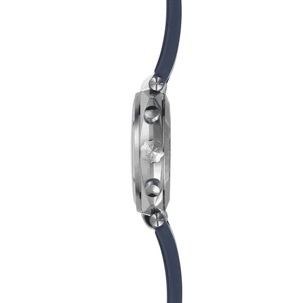 Montre Michel Herbelin Newport Héritage Chrono quartz cadran bleu bracelet caoutchouc bleu 42 mm