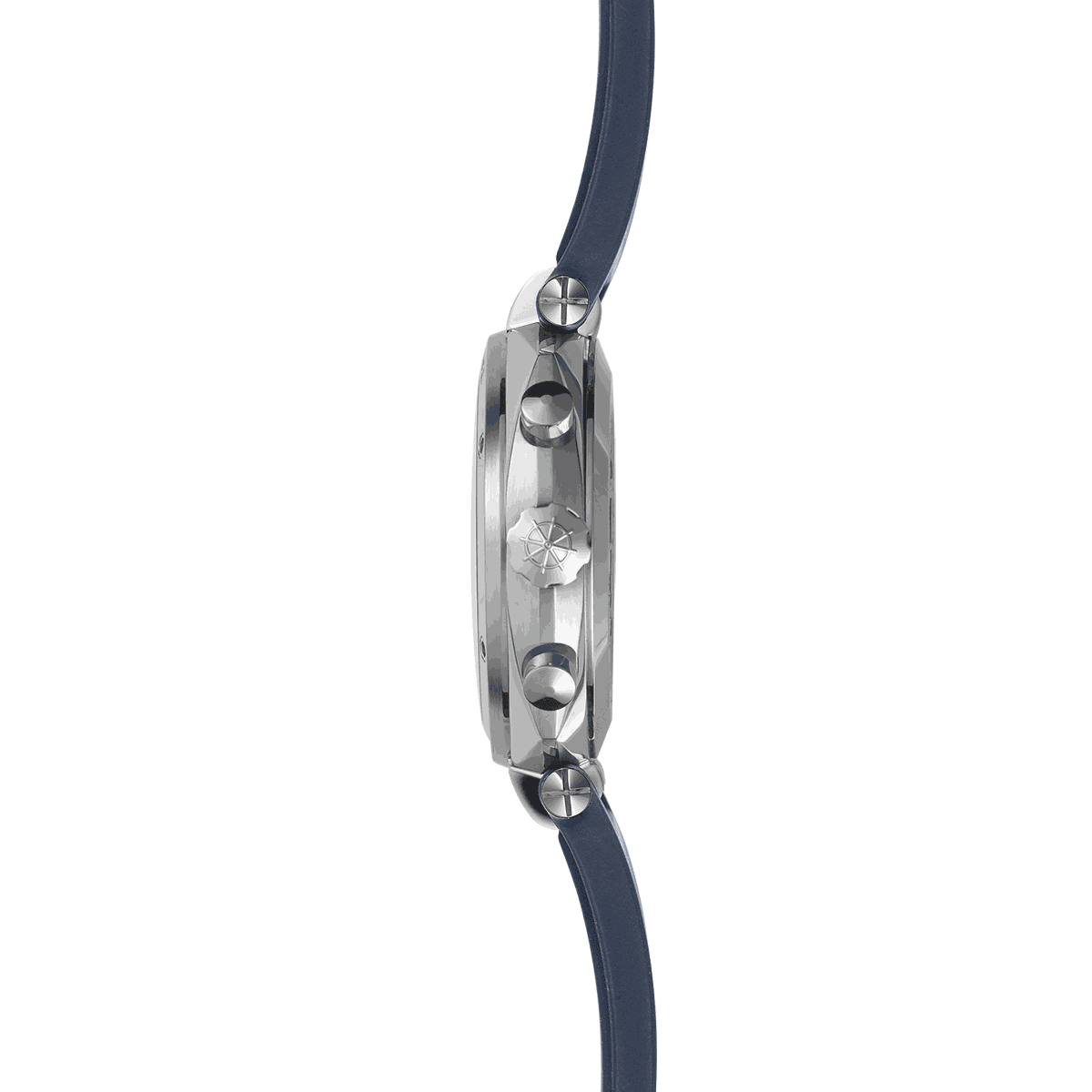 Montre Michel Herbelin Newport Héritage Chrono quartz cadran bleu bracelet caoutchouc bleu 42 mm