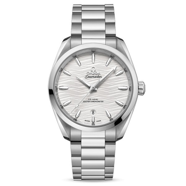Montre Omega Seamaster Aqua Terra 150m Ladies Co-Axial Master Chronometer cadran blanc bracelet acier 38 mm