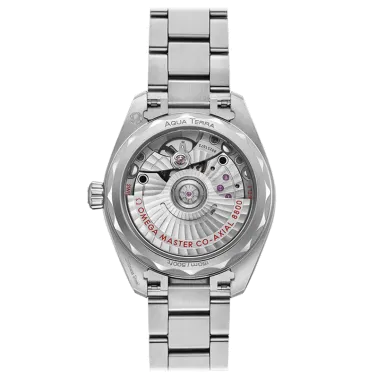 Montre Omega Seamaster Aqua Terra 150m Ladies Co-Axial Master Chronometer cadran bleu bracelet acier 34 mm