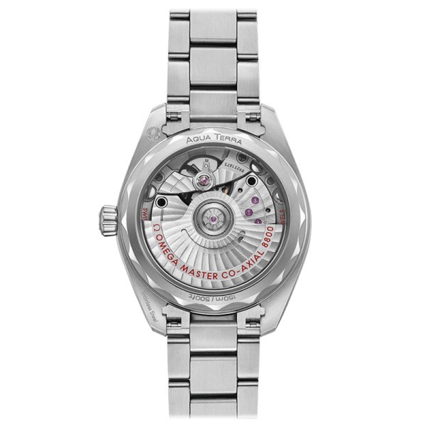 Montre Omega Seamaster Aqua Terra 150m Ladies Co-Axial Master Chronometer cadran bleu bracelet acier 34 mm
