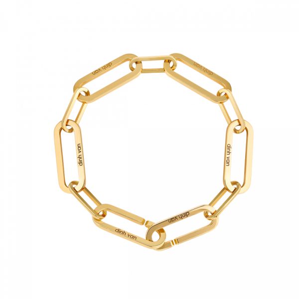 dinh van Maillon bracelet in yellow gold