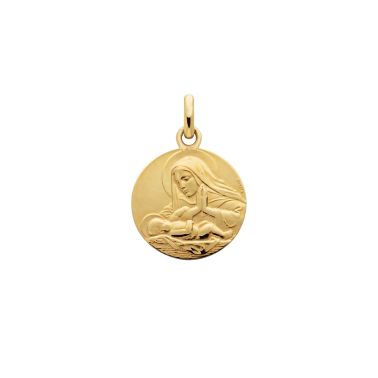 Médaille Arthus Bertrand Vierge Adorant en or jaune J2295X0000 - J2293X0000