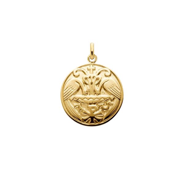 Médaille Arthus Bertrand Mariage Oiseaux en or jaune J2843X0000