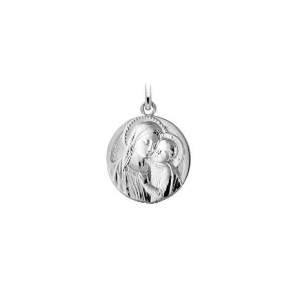 Médaille Arthus Bertrand Notre Dame du Bon Conseil en or blanc G2285X0000