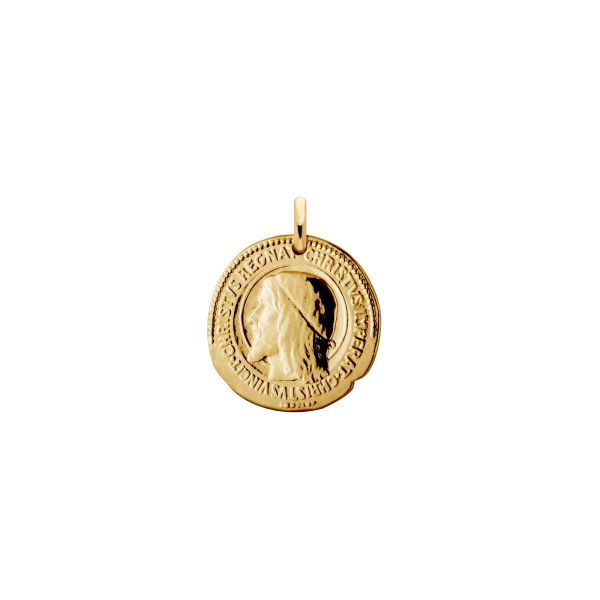 Médaille double face Arthus Bertrand Christ Roi en or jaune J2335X0000