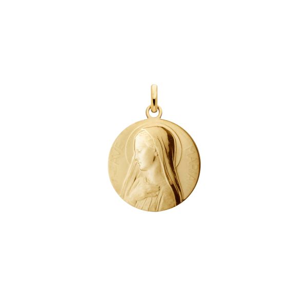 Arthus Bertrand Ave Maria medal in yellow gold