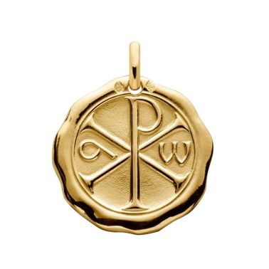 Médaille Arthus Bertrand Monogramme du Christ en or jaune J3005X0000