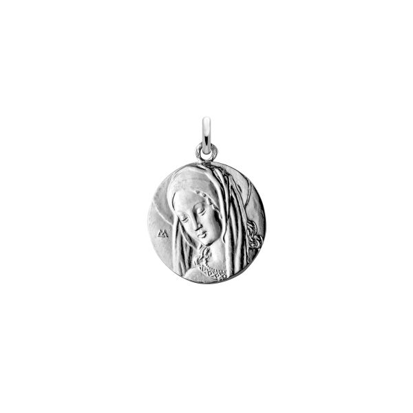 Médaille Arthus Bertrand Ancilla Domini en or blanc G2245X0000