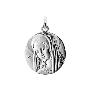 Médaille Arthus Bertrand Ancilla Domini en or blanc G2245X0000
