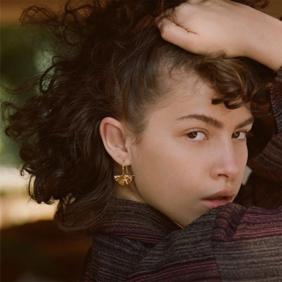 Aurelie bidermann ginkgo earrings outlet
