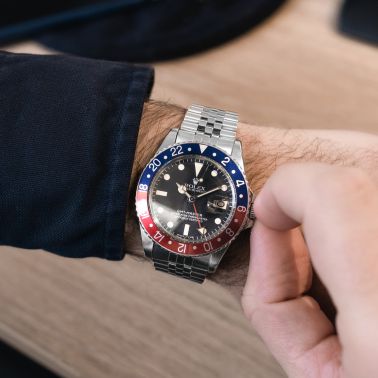 Montre Rolex GMT-Master 1675 automatique 40 mm 1978 avec Watch Certificate