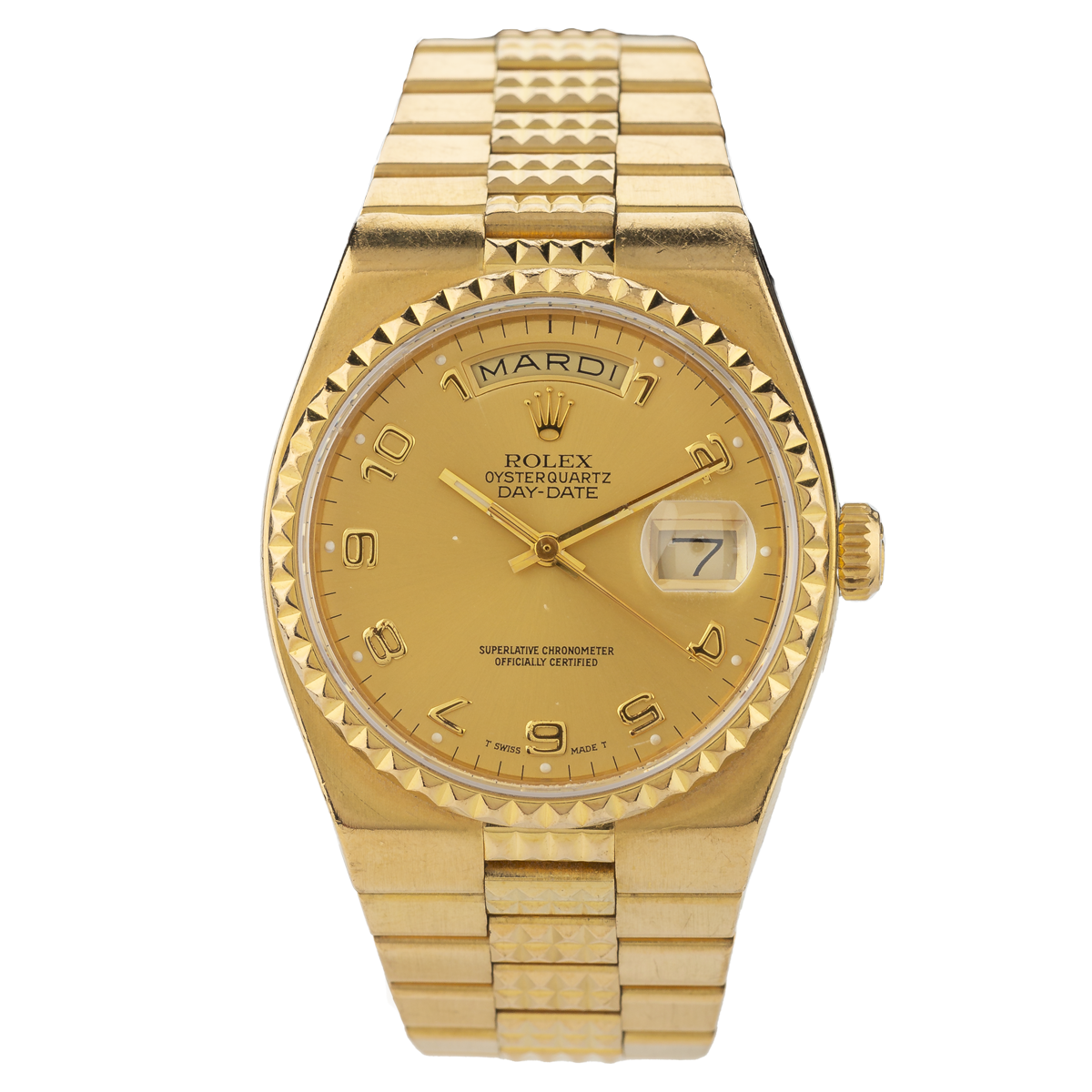 Montre Vintage Rolex Oysterquartz DayDate 19028 36 mm 1988 Lepage