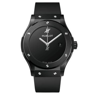 Montre Hublot Classic Fusion Original Black Magic automatique cadran noir bracelet caoutchouc noir 42 mm 542.CX.1270.RX.MDM