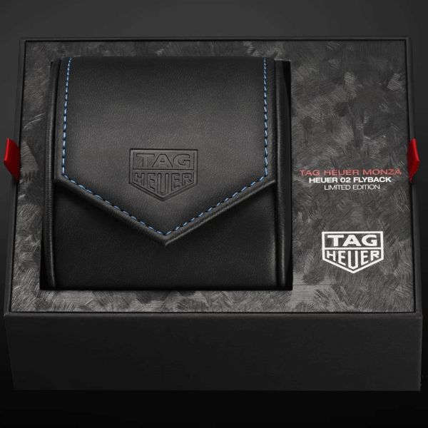 TAG Heuer Monza Flyback Chronometer automatic watch skeleton dial black rubber strap 42 mm CR5090.FN6001
