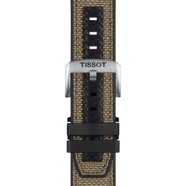 Tissot T-Touch Connect Solar titanium watch with beige leather strap 47.5 mm T121.420.47.051.07
