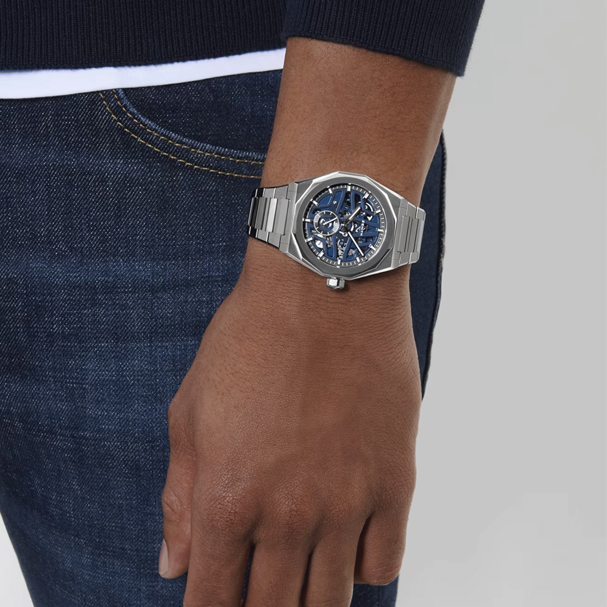 Zenith Defy Skyline Skeleton blue 03.9300.3620 79.I001 Lepage