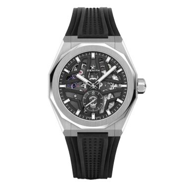 Zenith Defy Skyline Skeleton automatic black dial steel bracelet 41 mm
