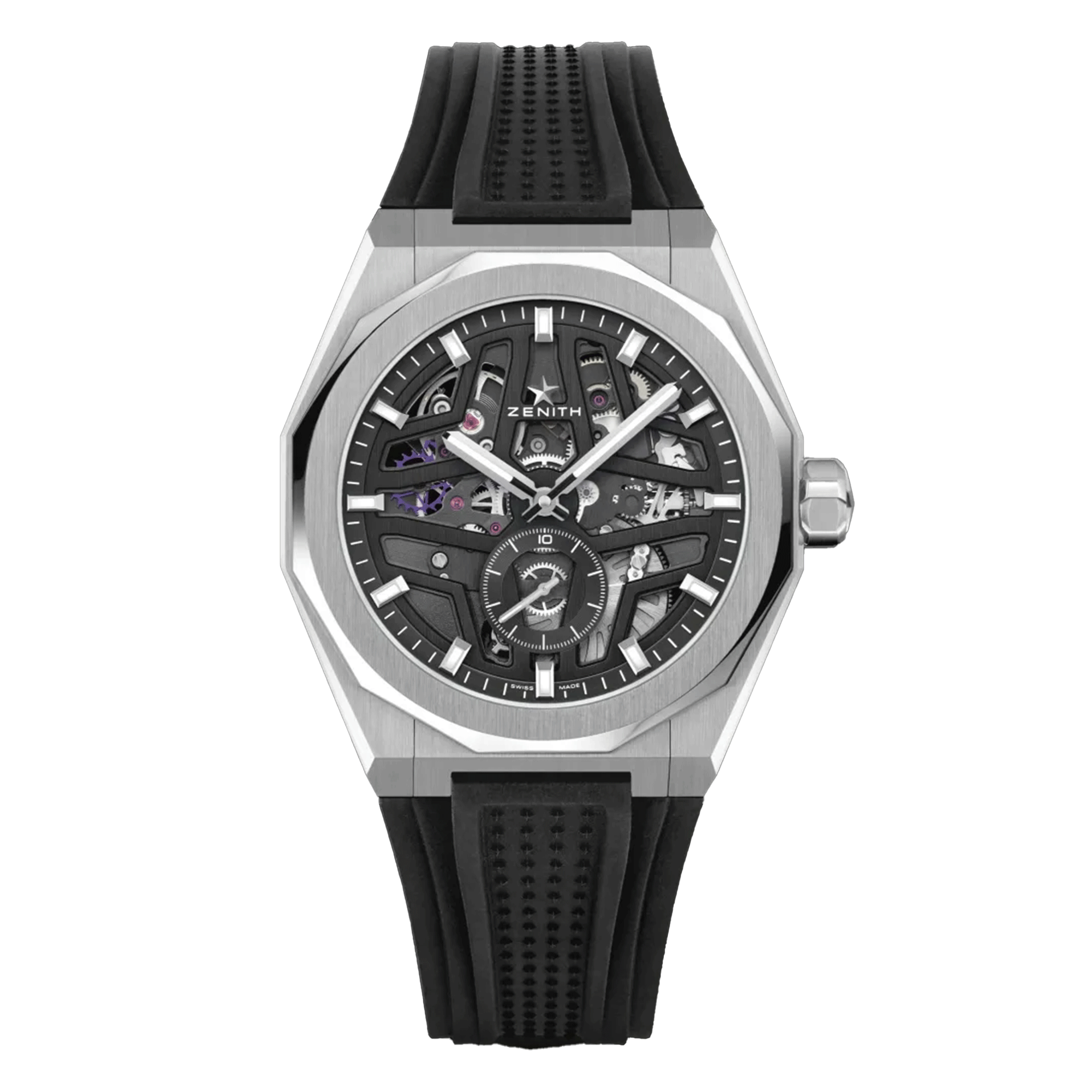 Zenith Defy Skyline Skeleton automatic black dial steel bracelet 41 mm
