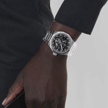 Zenith Defy Skyline Skeleton automatic black dial steel bracelet 41 mm