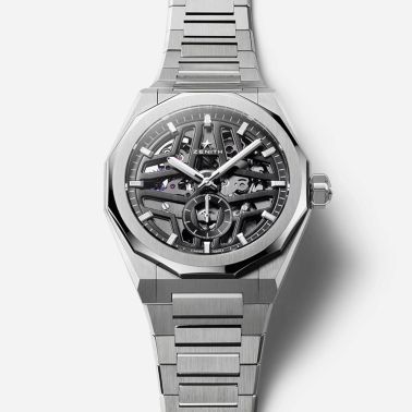 Zenith Defy Skyline Skeleton automatic black dial steel bracelet 41 mm